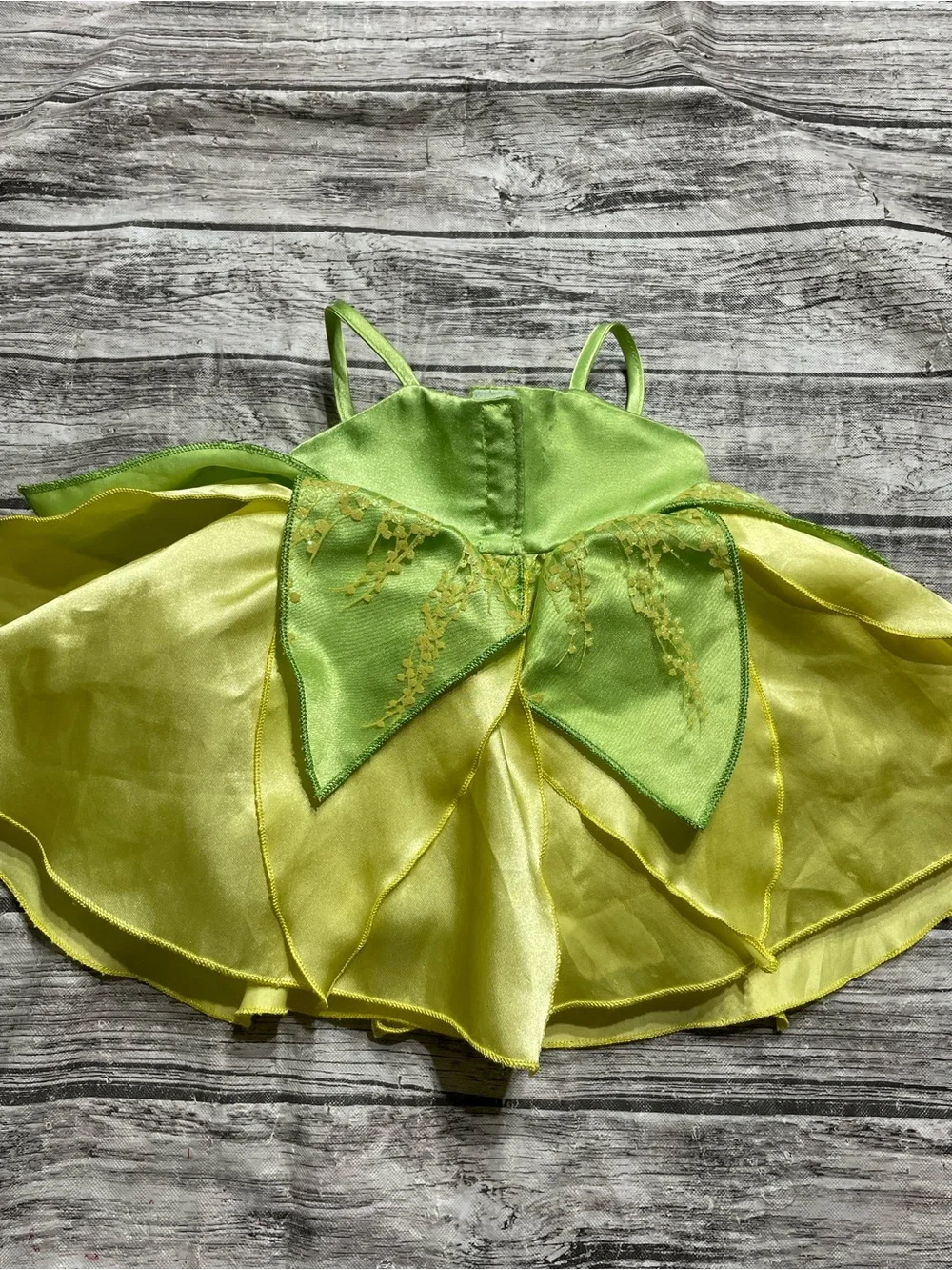 Build-a-Bear Workshop Disney Princess Tiana dress Rare HTF Good Condition Minor
